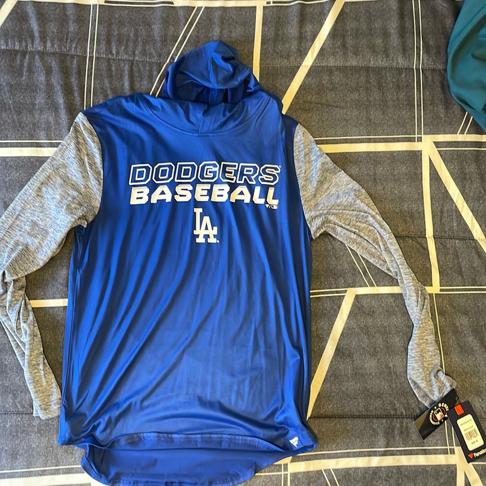 Fanatics Los Angeles Dodgers thin polyester hoodie